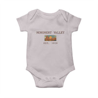 Retro Monument Valley Arizona Sunset Established 1958 Baby Onesie Southwest Desert Road Trip Eagle Nature Souvenir