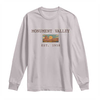 Retro Monument Valley Arizona Sunset Established 1958 Long Sleeve Shirt Southwest Desert Road Trip Eagle Nature Souvenir