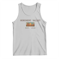 Retro Monument Valley Arizona Sunset Established 1958 Tank Top Southwest Desert Road Trip Eagle Nature Souvenir