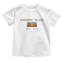 Retro Monument Valley Arizona Sunset Established 1958 Toddler T Shirt Southwest Desert Road Trip Eagle Nature Souvenir