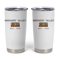 Retro Monument Valley Arizona Sunset Established 1958 Tumbler Cup Southwest Desert Road Trip Eagle Nature Souvenir