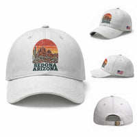 Retro Sedona Arizona Mountain Baseball Cap Southwest Hiking Outdoor Nature Souvenir