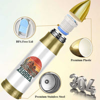 Retro Sedona Arizona Mountain Bullet Tumbler Southwest Hiking Outdoor Nature Souvenir