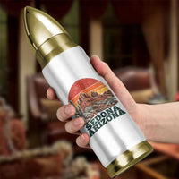 Retro Sedona Arizona Mountain Bullet Tumbler Southwest Hiking Outdoor Nature Souvenir