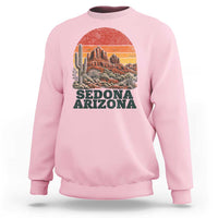Retro Sedona Arizona Mountain Sweatshirt Southwest Hiking Outdoor Nature Souvenir