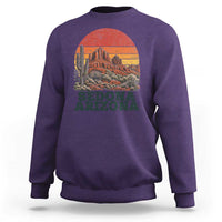 Retro Sedona Arizona Mountain Sweatshirt Southwest Hiking Outdoor Nature Souvenir