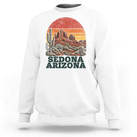 Retro Sedona Arizona Mountain Sweatshirt Southwest Hiking Outdoor Nature Souvenir