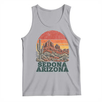 Retro Sedona Arizona Mountain Tank Top Southwest Hiking Outdoor Nature Souvenir