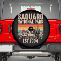 Retro Saguaro National Park Arizona EST 1994 Spare Tire Cover Desert Cactus Sunset Hiking Camping Nature Souvenir