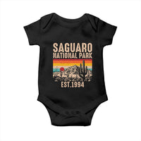 Retro Saguaro National Park Arizona EST 1994 Baby Onesie Desert Cactus Sunset Hiking Camping Nature Souvenir