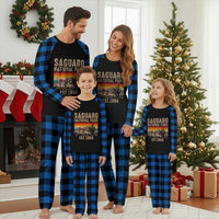 Retro Saguaro National Park Arizona EST 1994 Plaid Pajama Set Desert Cactus Sunset Hiking Camping Nature Souvenir