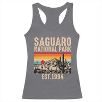 Retro Saguaro National Park Arizona EST 1994 Racerback Tank Top Desert Cactus Sunset Hiking Camping Nature Souvenir