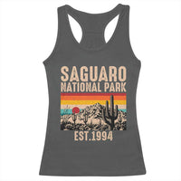 Retro Saguaro National Park Arizona EST 1994 Racerback Tank Top Desert Cactus Sunset Hiking Camping Nature Souvenir