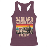 Retro Saguaro National Park Arizona EST 1994 Racerback Tank Top Desert Cactus Sunset Hiking Camping Nature Souvenir