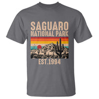 Retro Saguaro National Park Arizona EST 1994 T Shirt Desert Cactus Sunset Hiking Camping Nature Souvenir