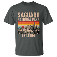 Retro Saguaro National Park Arizona EST 1994 T Shirt Desert Cactus Sunset Hiking Camping Nature Souvenir
