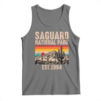 Retro Saguaro National Park Arizona EST 1994 Tank Top Desert Cactus Sunset Hiking Camping Nature Souvenir