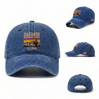 Retro Saguaro National Park Arizona EST 1994 Washed Cotton Baseball Cap Desert Cactus Sunset Hiking Camping Nature Souvenir