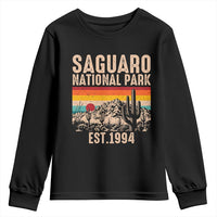 Retro Saguaro National Park Arizona EST 1994 Youth Sweatshirt Desert Cactus Sunset Hiking Camping Nature Souvenir