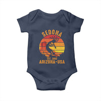 Retro Sedona Arizona Dancing Kokopelli Baby Onesie Southwest Native Symbol Desert Heritage