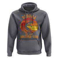 Retro Sedona Arizona Dancing Kokopelli Hoodie Southwest Native Symbol Desert Heritage