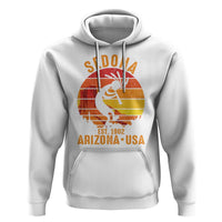 Retro Sedona Arizona Dancing Kokopelli Hoodie Southwest Native Symbol Desert Heritage