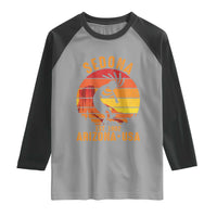 Retro Sedona Arizona Dancing Kokopelli Raglan Shirt Southwest Native Symbol Desert Heritage Established 1902