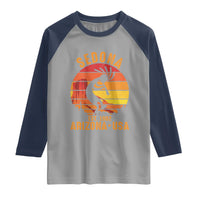 Retro Sedona Arizona Dancing Kokopelli Raglan Shirt Southwest Native Symbol Desert Heritage Established 1902
