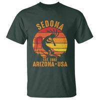 Retro Sedona Arizona Dancing Kokopelli T Shirt Southwest Native Symbol Desert Heritage