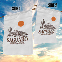 Saguaro National Park Gila Monster Hiking Arizona Garden Flag Desert Cactus Sunset Southwest Nature Tucson Souvenir Gift