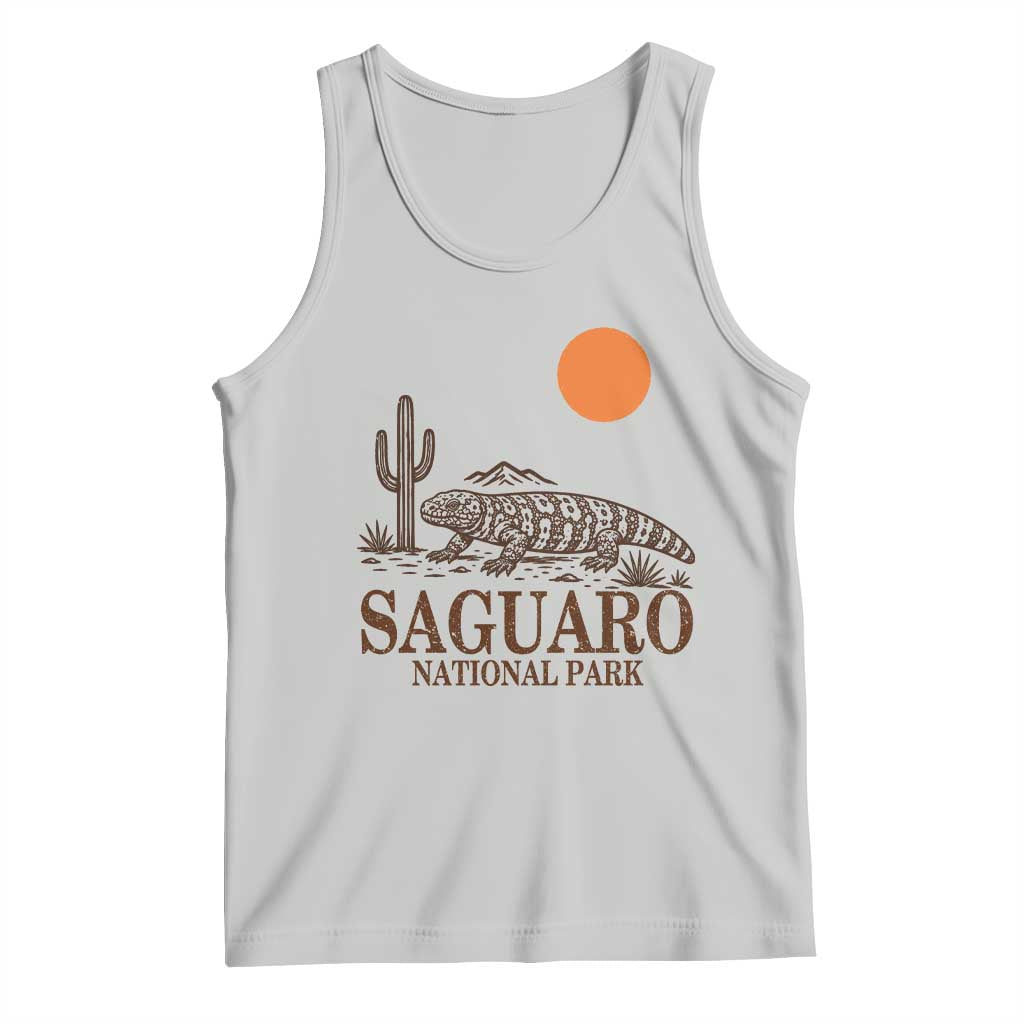 Saguaro National Park Gila Monster Hiking Arizona Tank Top Desert Cactus Sunset Southwest Nature Tucson Souvenir Gift
