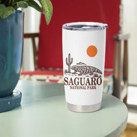 Saguaro National Park Gila Monster Hiking Arizona Tumbler Cup Desert Cactus Sunset Southwest Nature Tucson Souvenir Gift