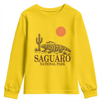 Saguaro National Park Gila Monster Hiking Arizona Youth Sweatshirt Desert Cactus Sunset Southwest Nature Tucson Souvenir Gift