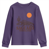 Saguaro National Park Gila Monster Hiking Arizona Youth Sweatshirt Desert Cactus Sunset Southwest Nature Tucson Souvenir Gift