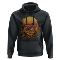Retro Arizona Roadrunner Desert Sunset Hoodie Southwest Bird Wildlife Nature Lover
