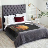 Route Highway 66 Roadrunner Desert Sunset Arizona Throw Blanket Cactus Landscape Texas Nevada Southwest Bird Lover