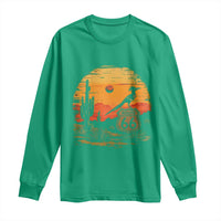 Route Highway 66 Roadrunner Desert Sunset Arizona Long Sleeve Shirt Cactus Landscape Texas Nevada Southwest Bird Lover
