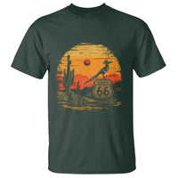 Route Highway 66 Roadrunner Desert Sunset Arizona T Shirt Cactus Landscape Texas Nevada Southwest Bird Lover