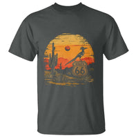 Route Highway 66 Roadrunner Desert Sunset Arizona T Shirt Cactus Landscape Texas Nevada Southwest Bird Lover