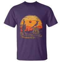Route Highway 66 Roadrunner Desert Sunset Arizona T Shirt Cactus Landscape Texas Nevada Southwest Bird Lover