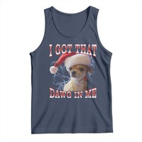 Funny Chihuahua Christmas Meme Tank Top I Got That Dawg In Me - Wonder Print Shop