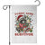 Funny Racoon Christmas Meme Garden Flag Tummy Ache Survivor - Wonder Print Shop
