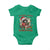 Funny Racoon Christmas Meme Baby Onesie Tummy Ache Survivor - Wonder Print Shop
