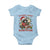 Funny Racoon Christmas Meme Baby Onesie Tummy Ache Survivor - Wonder Print Shop