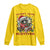 Funny Racoon Christmas Meme Long Sleeve Shirt Tummy Ache Survivor - Wonder Print Shop