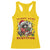 Funny Racoon Christmas Meme Racerback Tank Top Tummy Ache Survivor - Wonder Print Shop