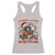 Funny Racoon Christmas Meme Racerback Tank Top Tummy Ache Survivor - Wonder Print Shop