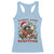 Funny Racoon Christmas Meme Racerback Tank Top Tummy Ache Survivor - Wonder Print Shop