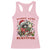 Funny Racoon Christmas Meme Racerback Tank Top Tummy Ache Survivor - Wonder Print Shop