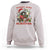 Funny Racoon Christmas Meme Sweatshirt Tummy Ache Survivor - Wonder Print Shop